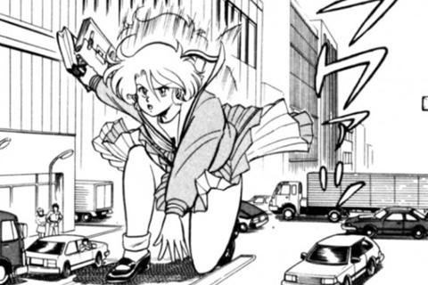 身長16メートル女子高生